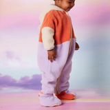 Sherpa Booties - Lilac & Coral