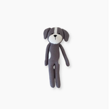 Small Eco Knitted Rattle Toy - Dog