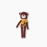 Small Eco Knitted Rattle Toy - Bear