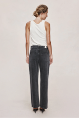 Wide Leg Jean - Faded Black