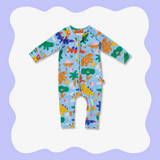 Long Sleeve Romper - Dino Days