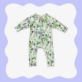 Long Sleeve Romper - Fern Gully