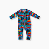 Long Sleeve Zip Suit - Seoul City