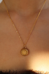 Zodiac Charm Necklace - Leo