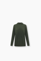 Quinn Knit Hoodie - Forest