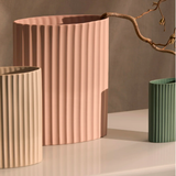 Icy Pink Ripple Vase - Large