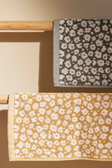 Forget Me Not Organic Bath Mat - Citron