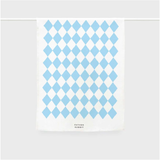 Tea Towel - Blue Diamonds