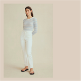 Straight Leg Jean - Ivory