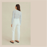 Straight Leg Jean - Ivory