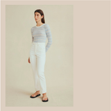 Straight Leg Jean - Ivory