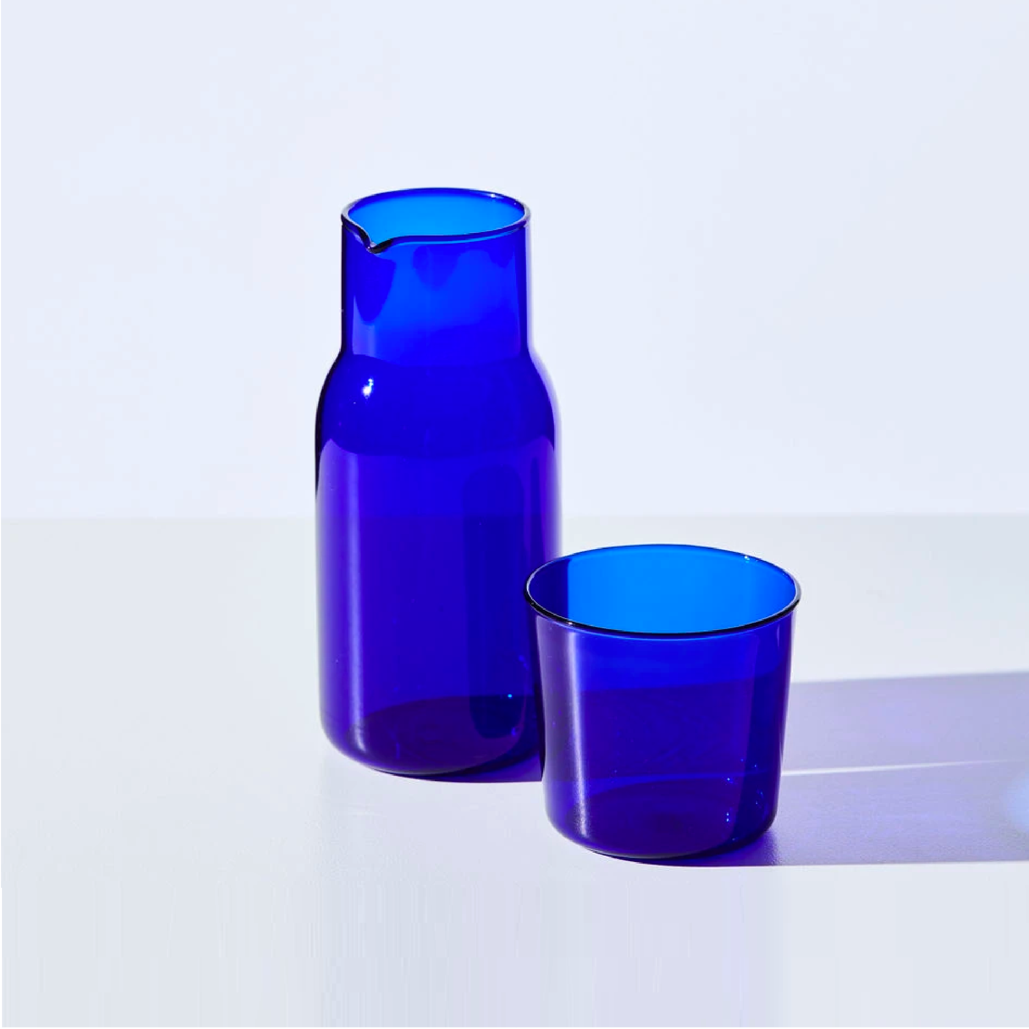 Carafe & Cup Set Blue Elms