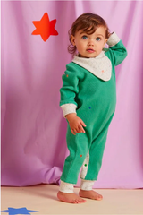 Cosy Long Sleeve Jumpsuit - Forest Green