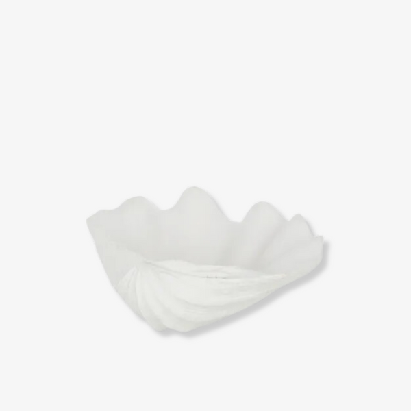 Clam Shell Bowl - White