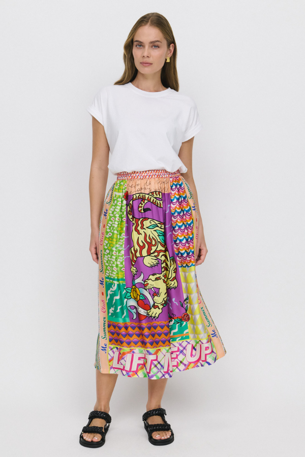 Vanessa Printed Skirt - Artisan