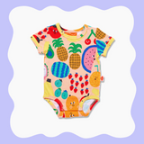 Short Sleeve Body Suit - Tropicana