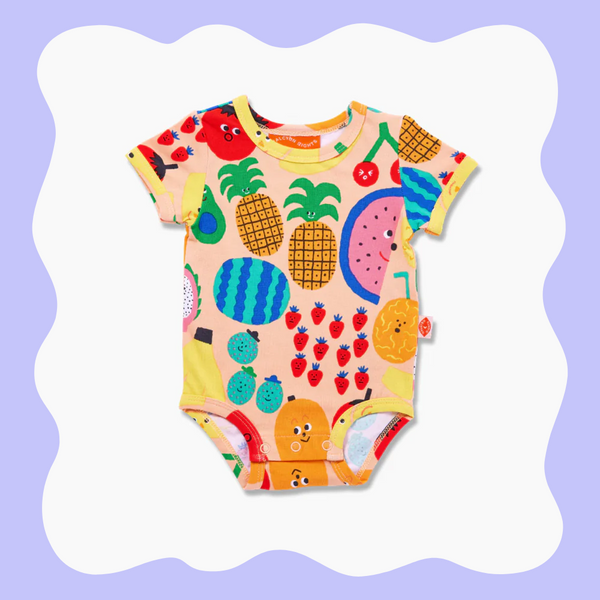 Short Sleeve Body Suit - Tropicana