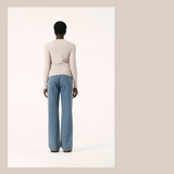 Nola Long Sleeve Top - Oat Marle