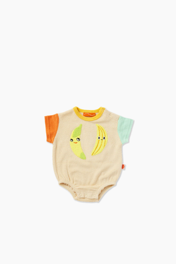 Terry Short Sleeve Body Suit - Peel Party