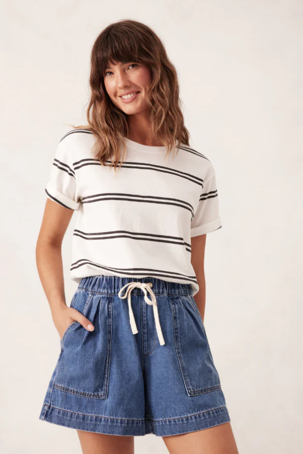 Relaxed Denim Short - Washed Indigo