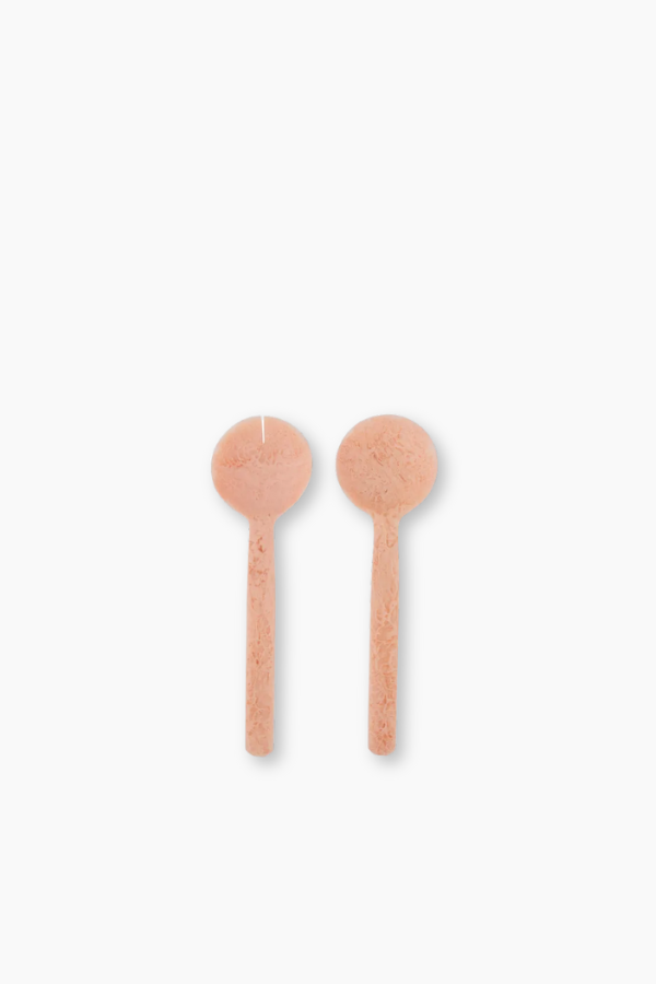 Resin Salad Servers - Peach