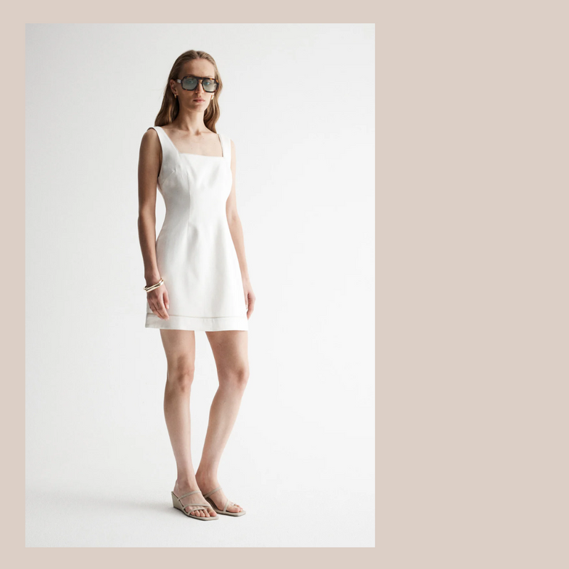 Luccia Dress - White