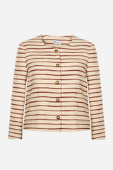 Dash Jacket - Crimson Stripe