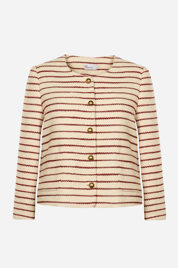 Dash Jacket - Crimson Stripe