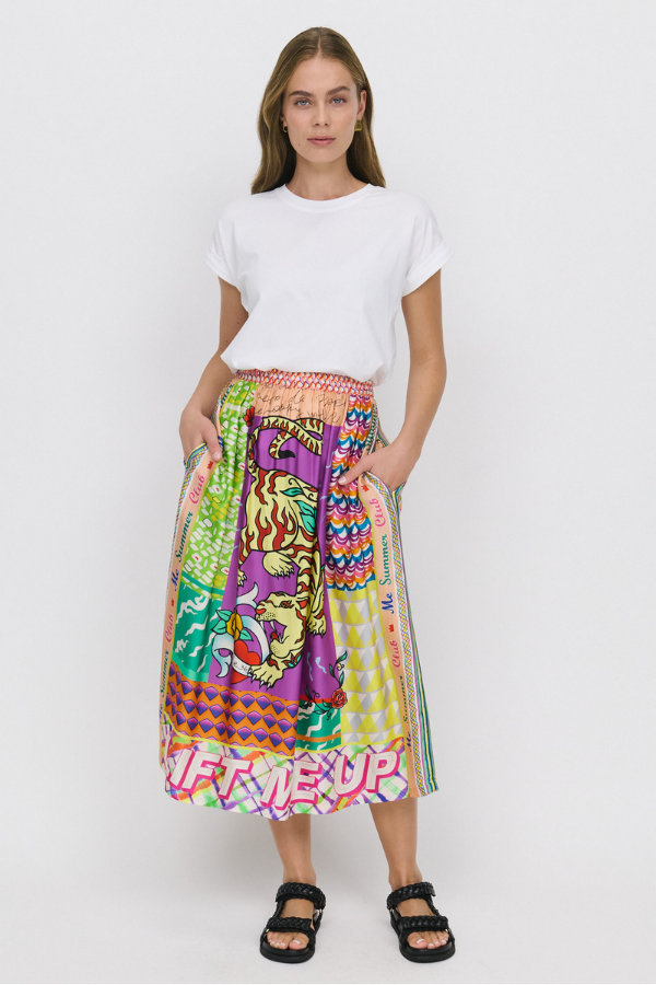 Vanessa Printed Skirt - Artisan