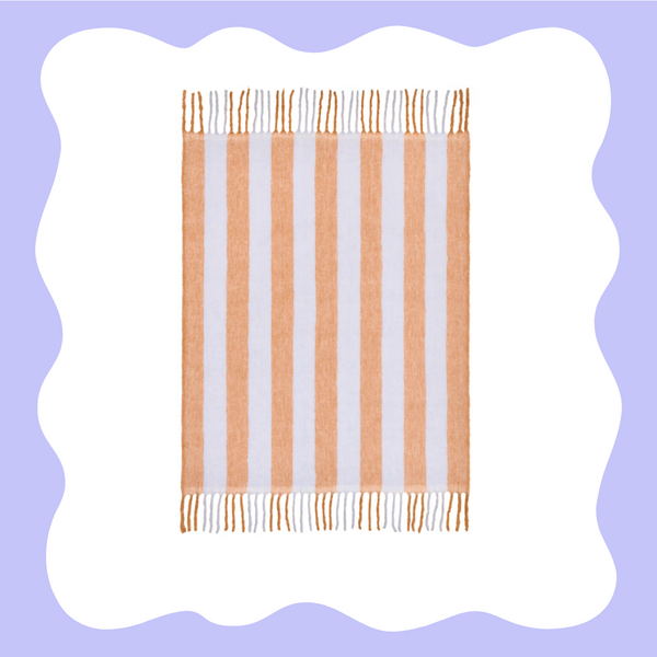 CASTLE Bumble Blanket - Lavender Stripe