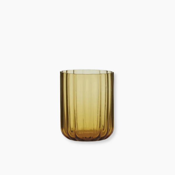 Glass Tumbler - Amber