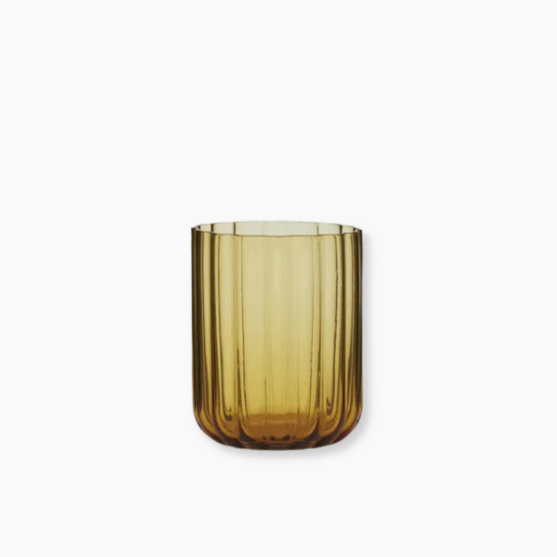 Glass Tumbler - Amber