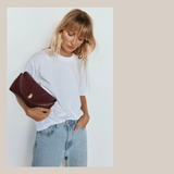 Sloane Convertable Clutch - Bordeaux