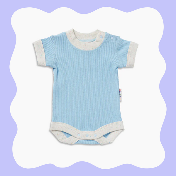 Organic Short Sleeve Body Suit - Hush