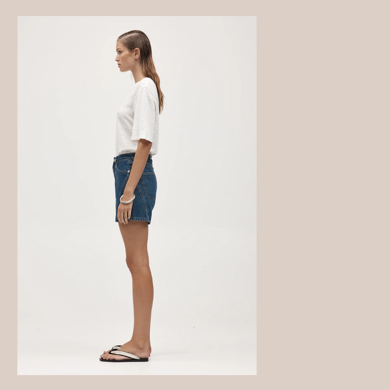 Curve Jean Short - Heritage Blue