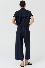 Anise Crop Pant - Denim
