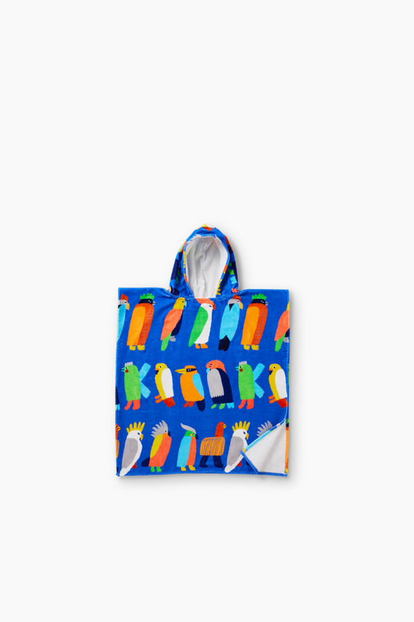 Kids Hooded Towel - Flamin' Galahs