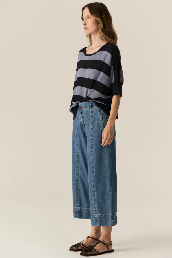 Carsen Crop Pant - Light Wash