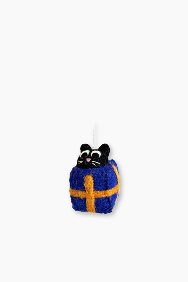 Xmas Ornament - Roland, Cat in a Box