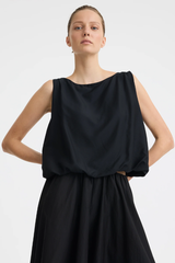 Celine Bubble Top - Black