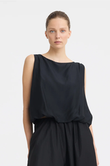 Celine Bubble Top - Black