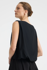 Celine Bubble Top - Black