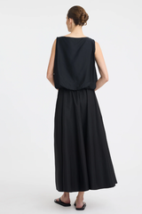 Celine Bubble Top - Black