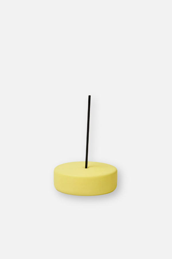 Frosted Glass Holder Large - Lime