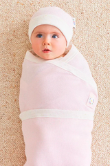 Organic Baby Hat - Whisper Pink