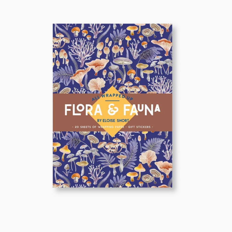 Wrapping Paper Book - Flora & Fauna