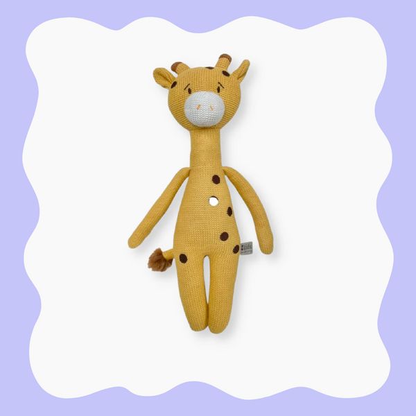 Large Eco Knitted Toy - Giraffe