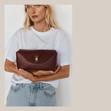 Sloane Convertable Clutch - Bordeaux