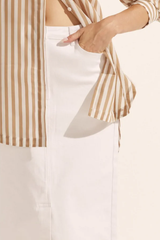 Meridan Skirt - Porcelain