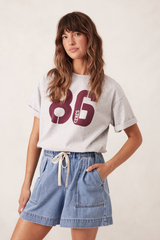 Relaxed Denim Short - Mid Blue